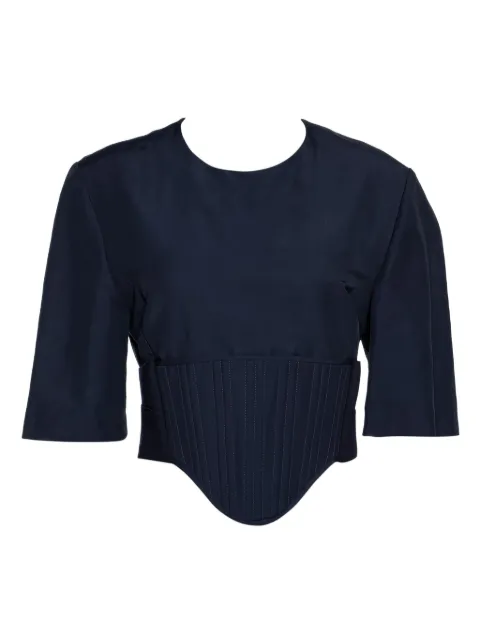 Stella McCartney Pre-Owned corset-style top Blue 280777