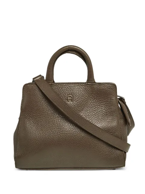 Aigner Vintage pre-owned Cybill textured-leather tote bag Pink 499575