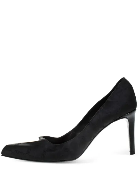 Versace Pre-Owned 2024 90mm pointed toe pumps Black 268239