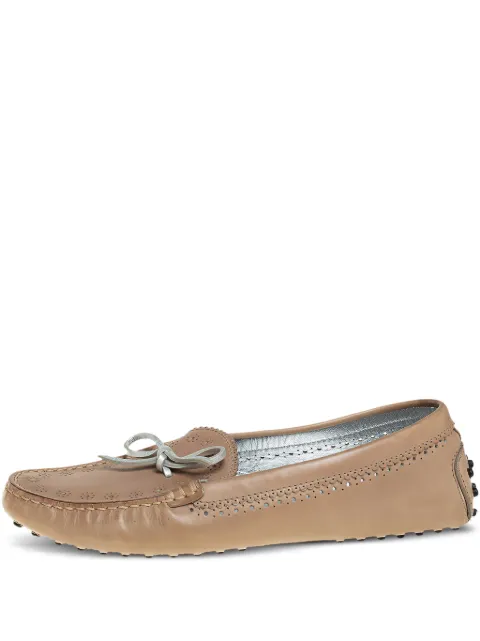 Tod's Vintage leather loafers Brown 457632