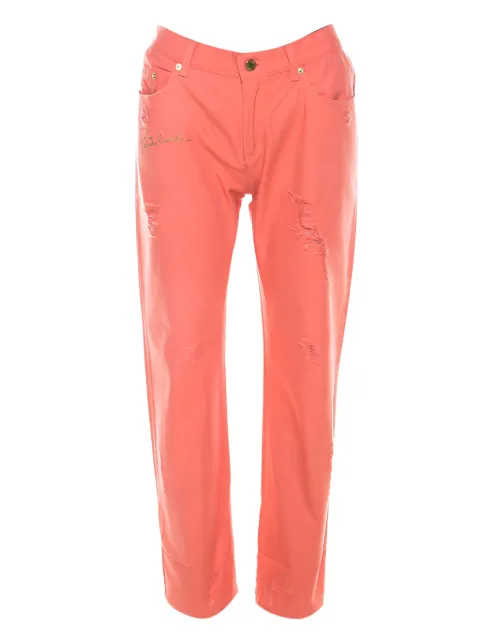 Roberto Cavalli Vintage logo-embellished trousers Pink 207905