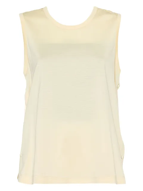 JOSEPH 2023 jersey silk satin tank top Yellow 460433