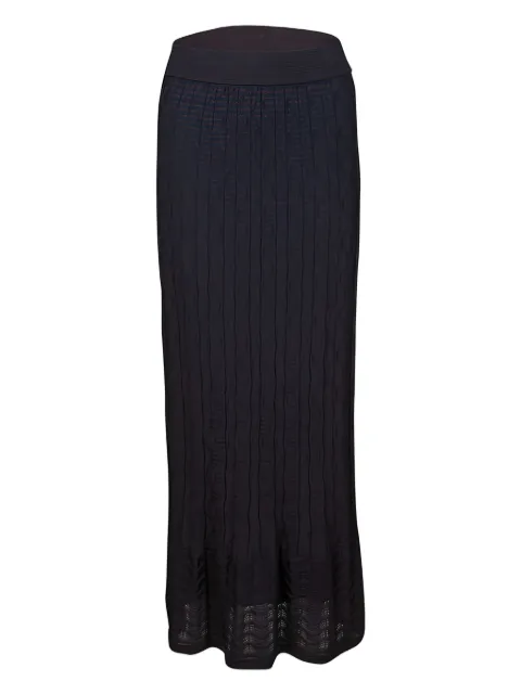 Missoni Pre-Owned wool pleated skirt Purple 136463