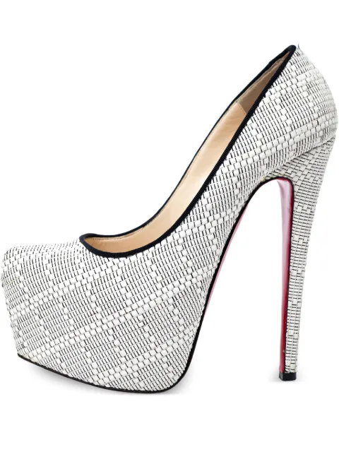 Christian Louboutin Pre-Owned 155mm Daffodil pumps White 240017