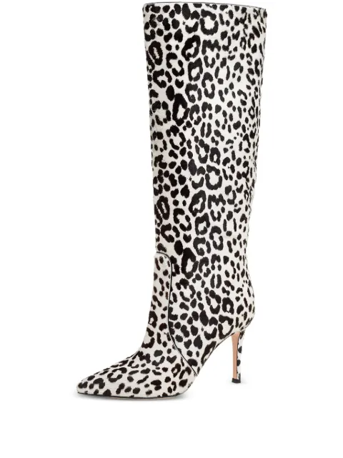 Gianvito Rossi 80mm Hunter knee-high boots White 459655