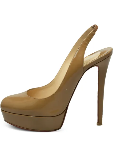 Christian Louboutin Pre-Owned 135mm Bianca pumps Neutrals 397612