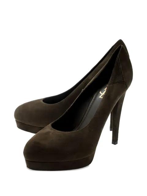 Saint Laurent Pre-Owned 2024 125mm Paris pumps Green 198275