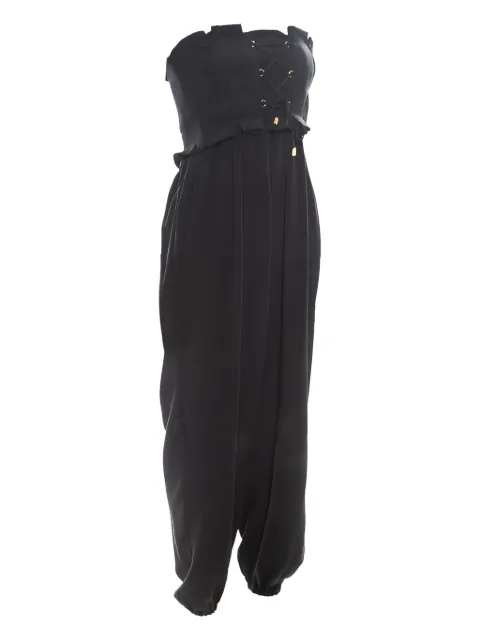 Temperley London pre-owned lace-up jumpsuit Black 171372