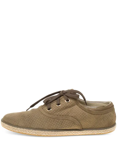 Louis Vuitton Pre-Owned Petit Damier espadrilles Brown 181773