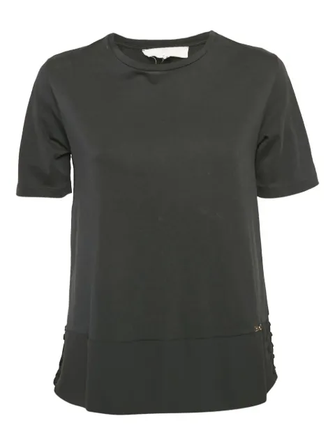 Elisabetta Franchi laced-detail top Black 1058771
