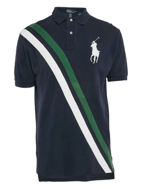 Polo Ralph Lauren Vintage pre-owned diagonal-stripe polo shirt Blue 1102265