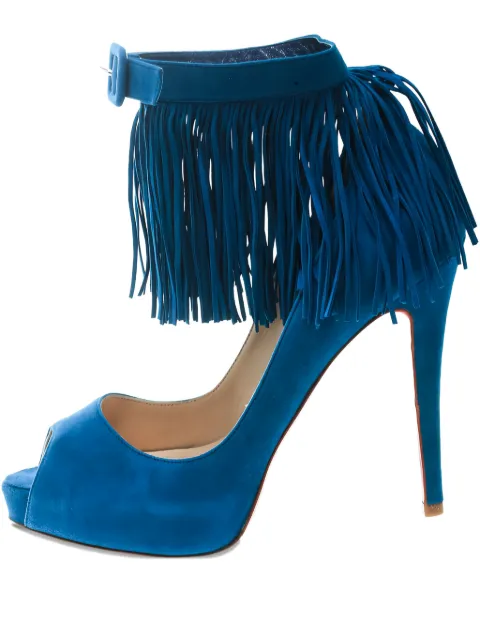 Christian Louboutin Pre-Owned 120mm Tina pumps Blue 171638