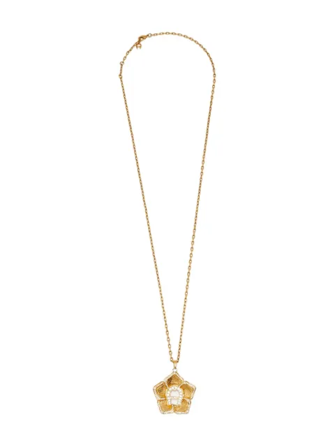 Aigner Vintage crystal-embellished necklace Gold 1026778