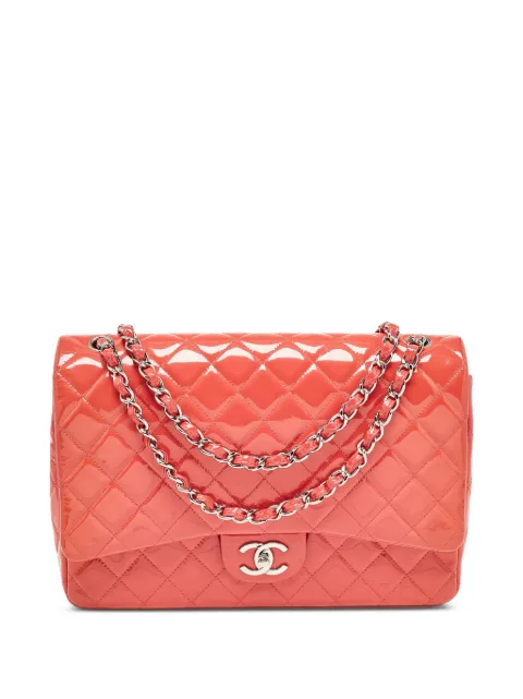 CHANEL Pre-Owned large Classic Double Flap shoulder bag Pink 1079555