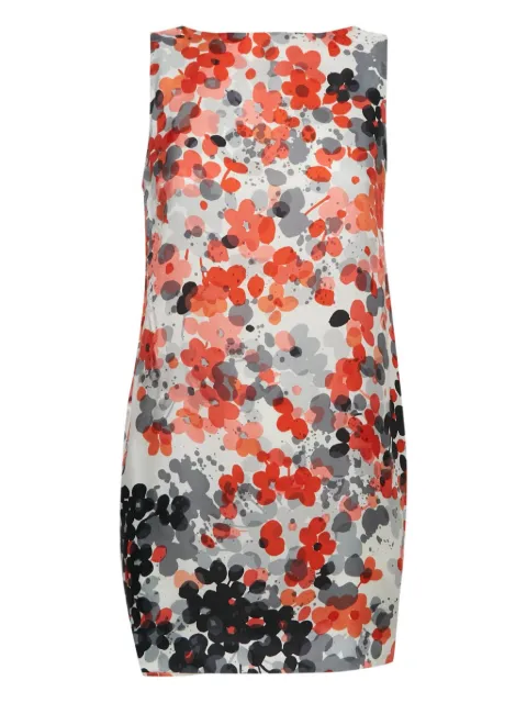 Valentino Garavani Pre-Owned floral-print bow dress Red 1061447