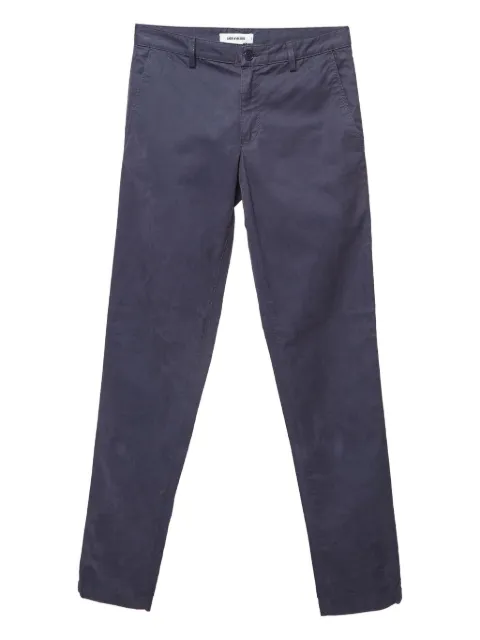 Zadig&Voltaire 2024 pre-owned cotton trousers Blue 1042163