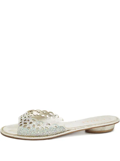 Le Silla crystal-embellished sandals Silver 1016340