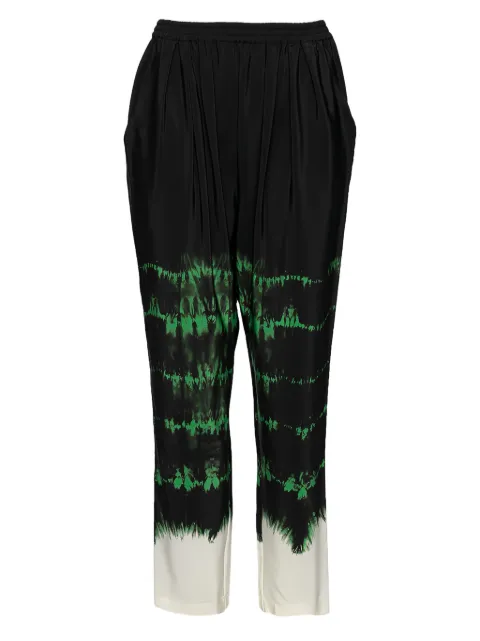 Stella McCartney Pre-Owned tie-dye trousers Black 592024