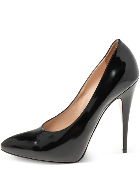 Gucci Pre-Owned high-shine pointed-toe pumps Black 585515