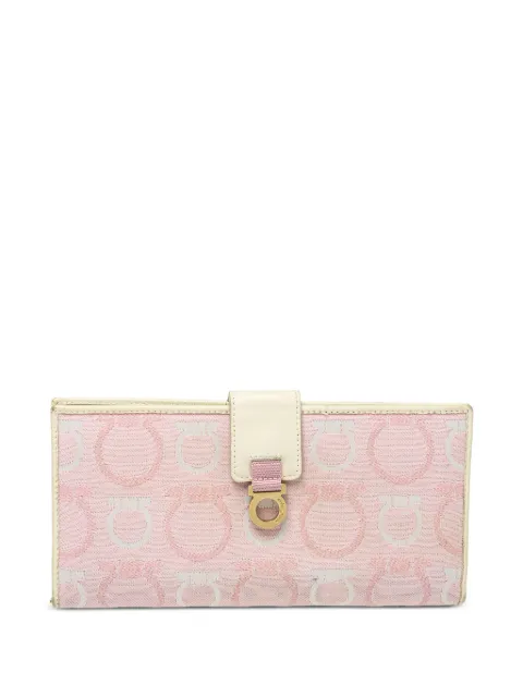 Ferragamo Pre-Owned Gancini wallet Pink 384983