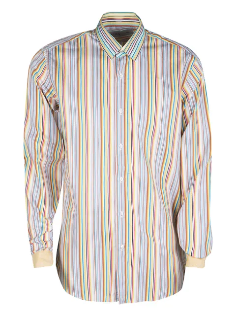 Etro Pre-Owned 2024 striped shirt Neutrals 130147