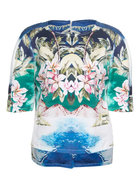 Stella McCartney Pre-Owned 2012 abstract-pattern print top Green 152903