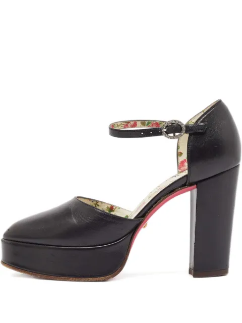 Gucci Pre-Owned 2023 120mm Agon pumps Black 1057441