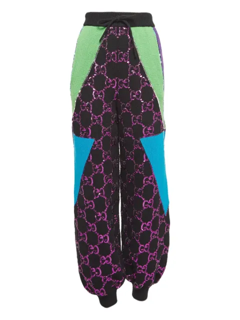 Gucci Pre-Owned embellished trousers Black 1024826