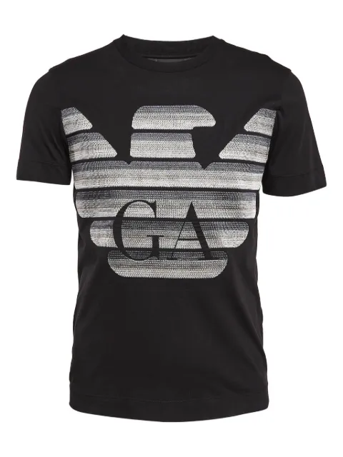 Emporio Armani Pre-Owned logo-detail T-shirt Black 1035319