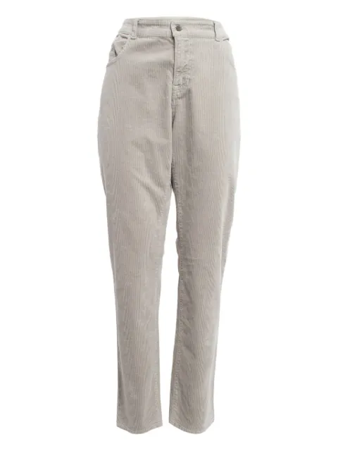 Emporio Armani Pre-Owned corduroy trousers Neutrals 1018590