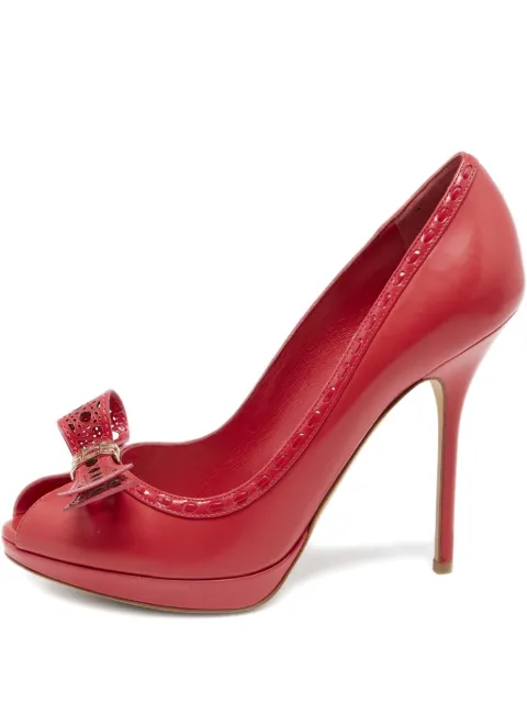 Christian Dior Pre-Owned 2023 125mm Miss Dior pumps Red 647437