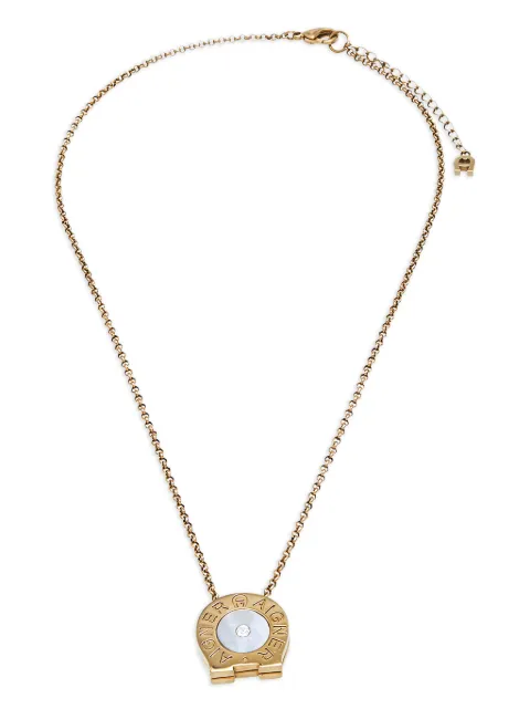 Aigner Vintage pre-owned logo-engraved necklace Gold 599016