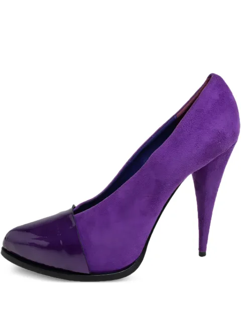 Givenchy Pre-Owned 120mm suede pumps Purple 444885