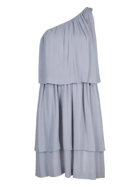 Chloé Pre-Owned asymmetrical layered dress Grey 57393
