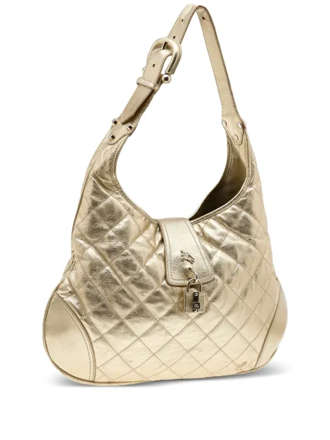 Burberry Pre-Owned Brooke leather shoulder bag Neutrals 596618