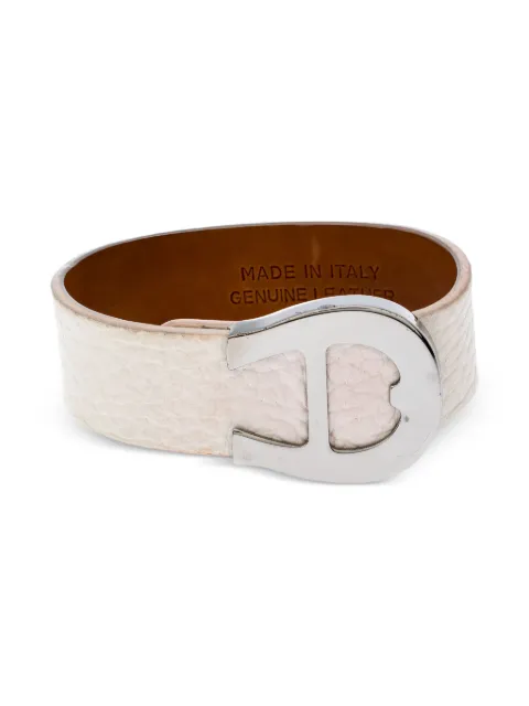 Aigner Vintage Pre-owned leather bracelet White 261413