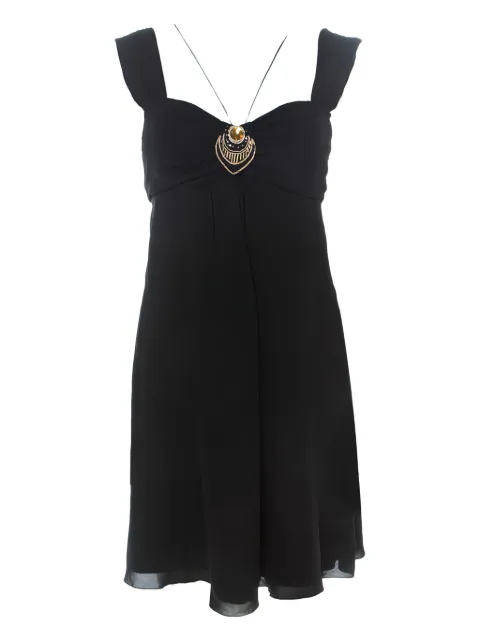 Temperley London pre-owned embellished silk mini dress Black 225099