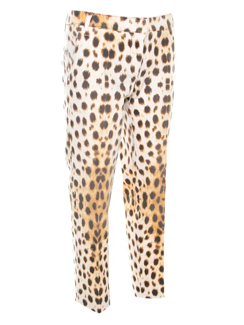 Roberto Cavalli Vintage pre-owned leopard-print trousers Neutrals 208011