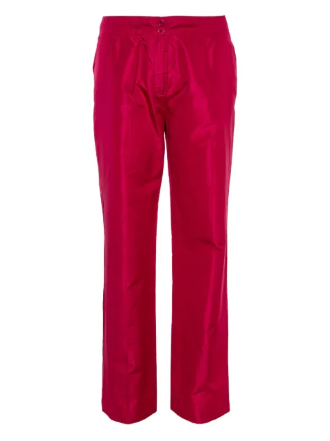 Etro Pre-Owned foiled trousers Red 359826