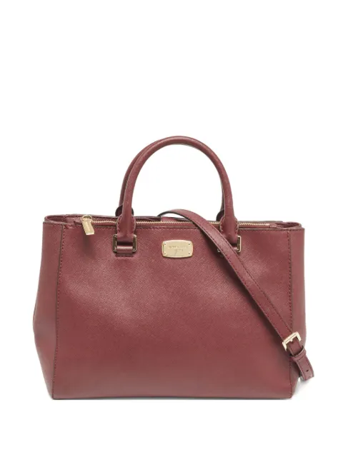Michael Kors Vintage Kellen leather tote bag Red 1026823