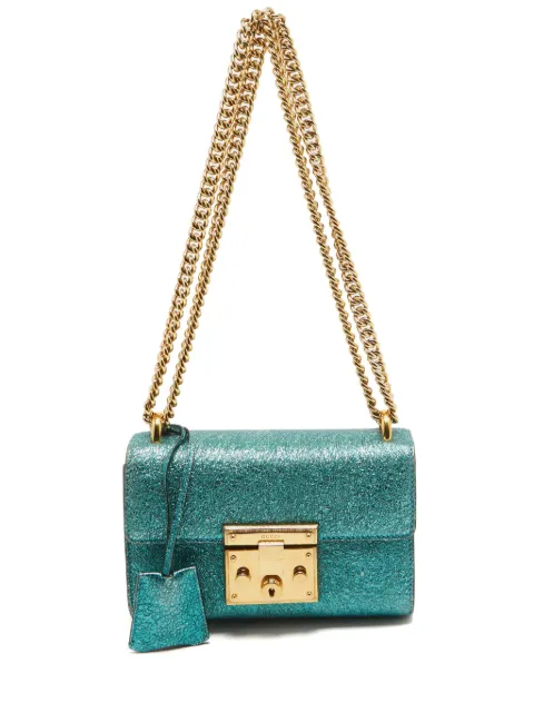 Gucci Pre-Owned 2024 padlock shoulder bag Blue 1003108