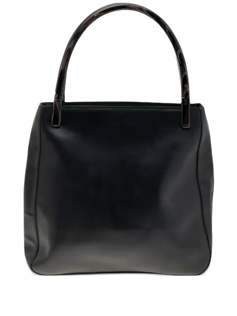 Prada Pre-Owned leather shoulder bag Black 565531