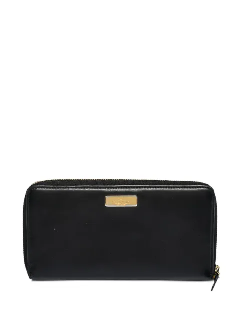 Valentino Garavani Pre-Owned bow-detailing wallet Black 312748