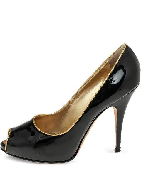 Giuseppe Zanotti Vintage 120mm peep-toe heeled pumps Black 508080