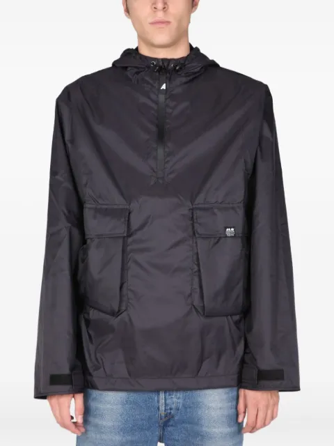 ArkAir half-zip front-pockets jacket Black A348AANBLACK