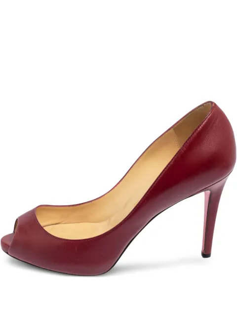 Christian Louboutin Pre-Owned leather pumps Red 495472