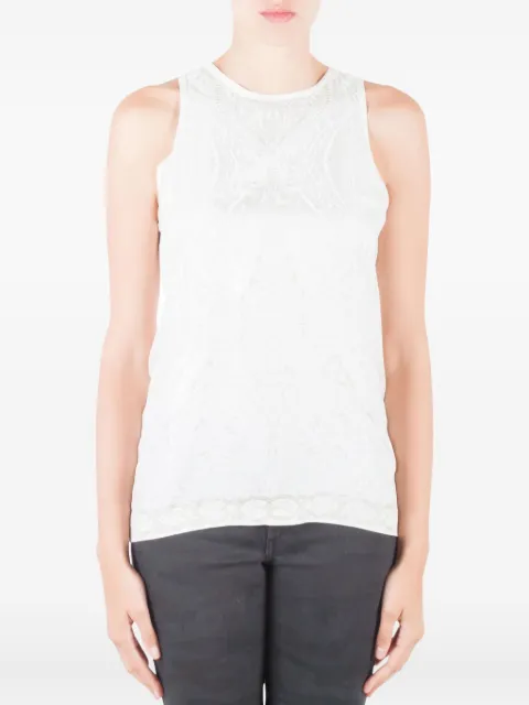 Roberto Cavalli Vintage silk top White 204099