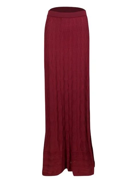 Missoni Pre-Owned 2024 patterned-jacquard skirt Red 136422
