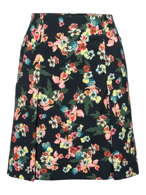 ERDEM floral-print skirt Black 201645