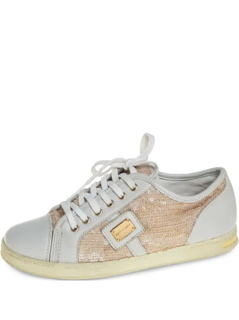 Dolce & Gabbana Pre-Owned panelled sneakers White 434776